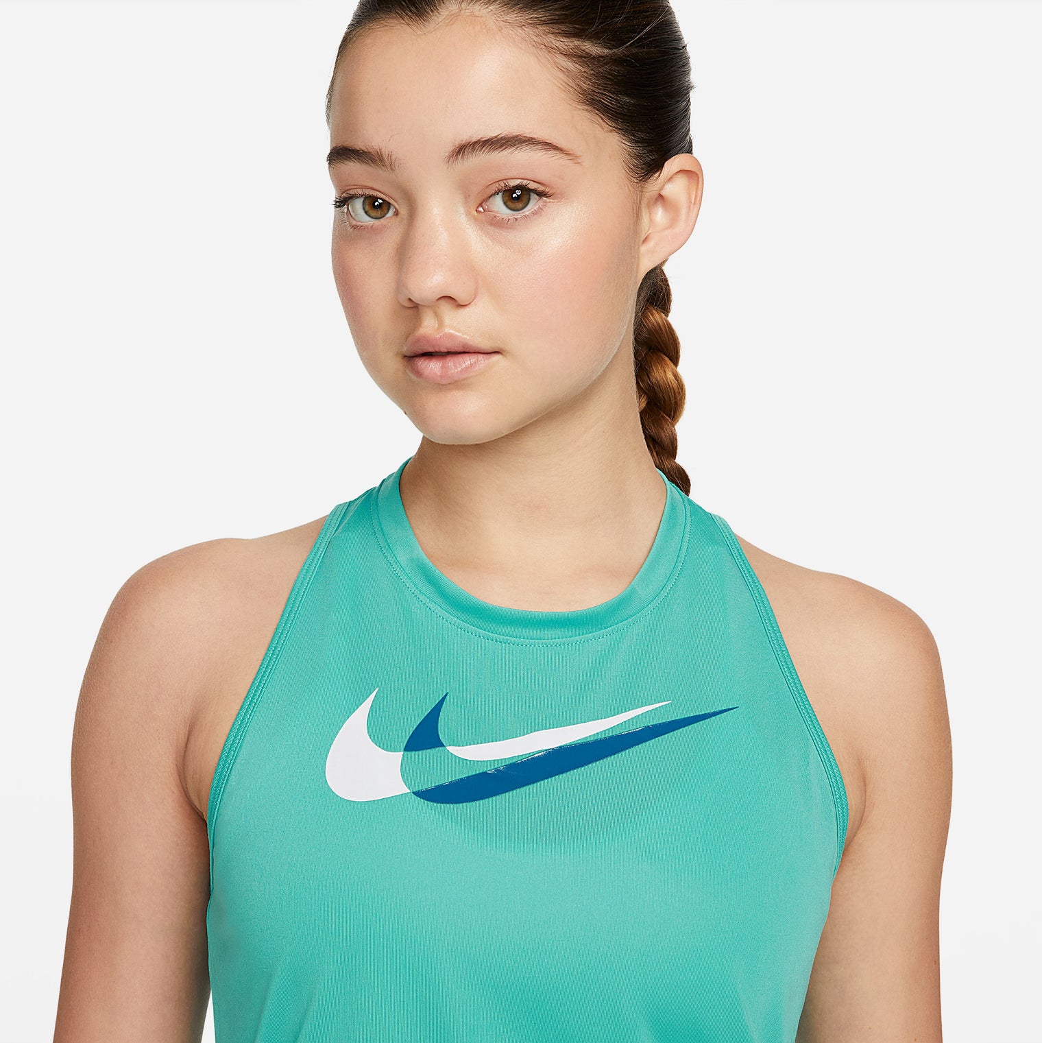 NIKE DRI-FIT SWOOSH RUN TANK CAMISETA SIN MANGAS PARA MUJER