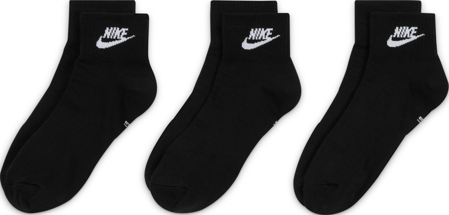 NIKE EVERYDAY ESSENTIAL ANKLE SET X3 MEDIAS
