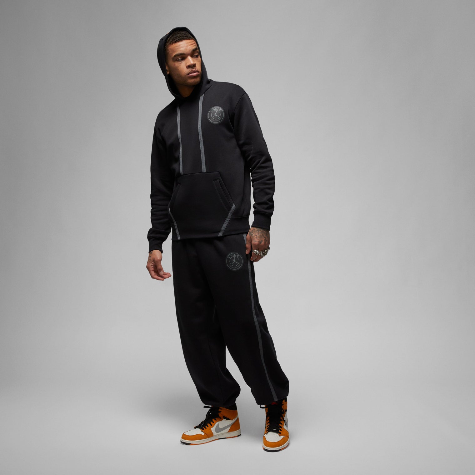 JORDAN x PSG HOODIE PARA HOMBRE NEGRO
