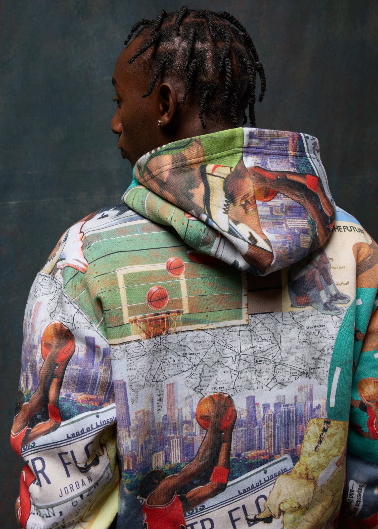 JORDAN BROOKLYN FLEECE HOODIE ESTAMPADO HOMBRE