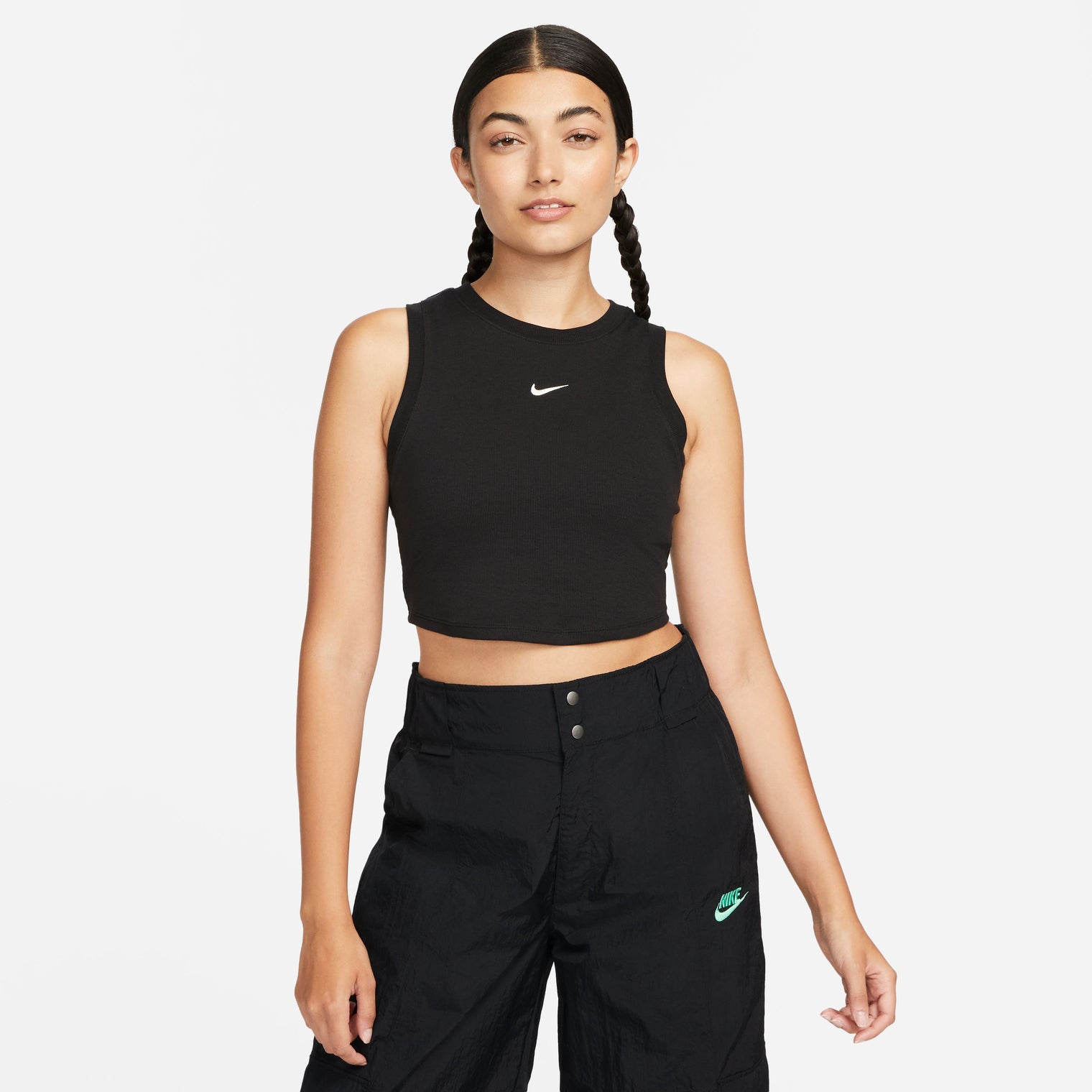 NIKE SPORTSWEAR ESSENTIAL RIB CROP