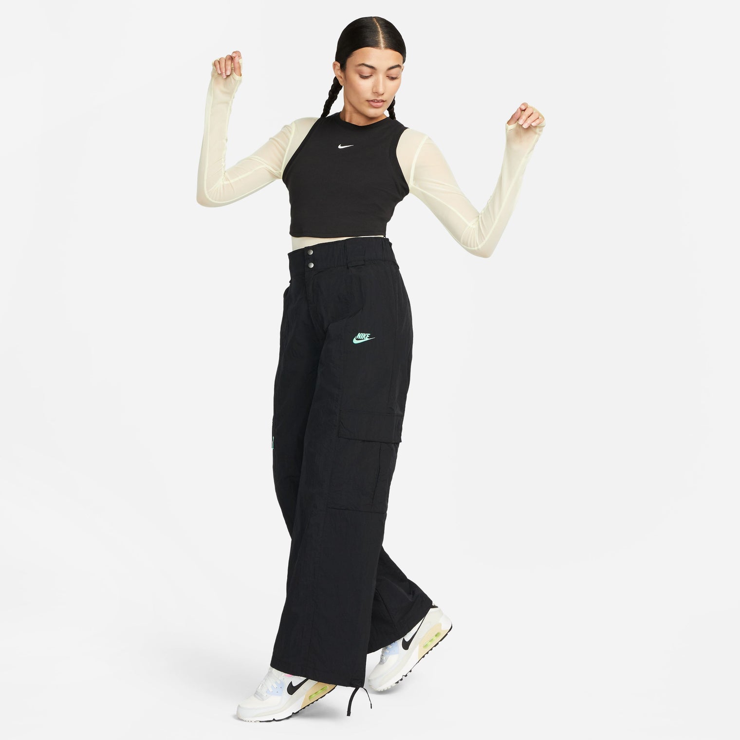 NIKE SPORTSWEAR ESSENTIAL RIB CROP