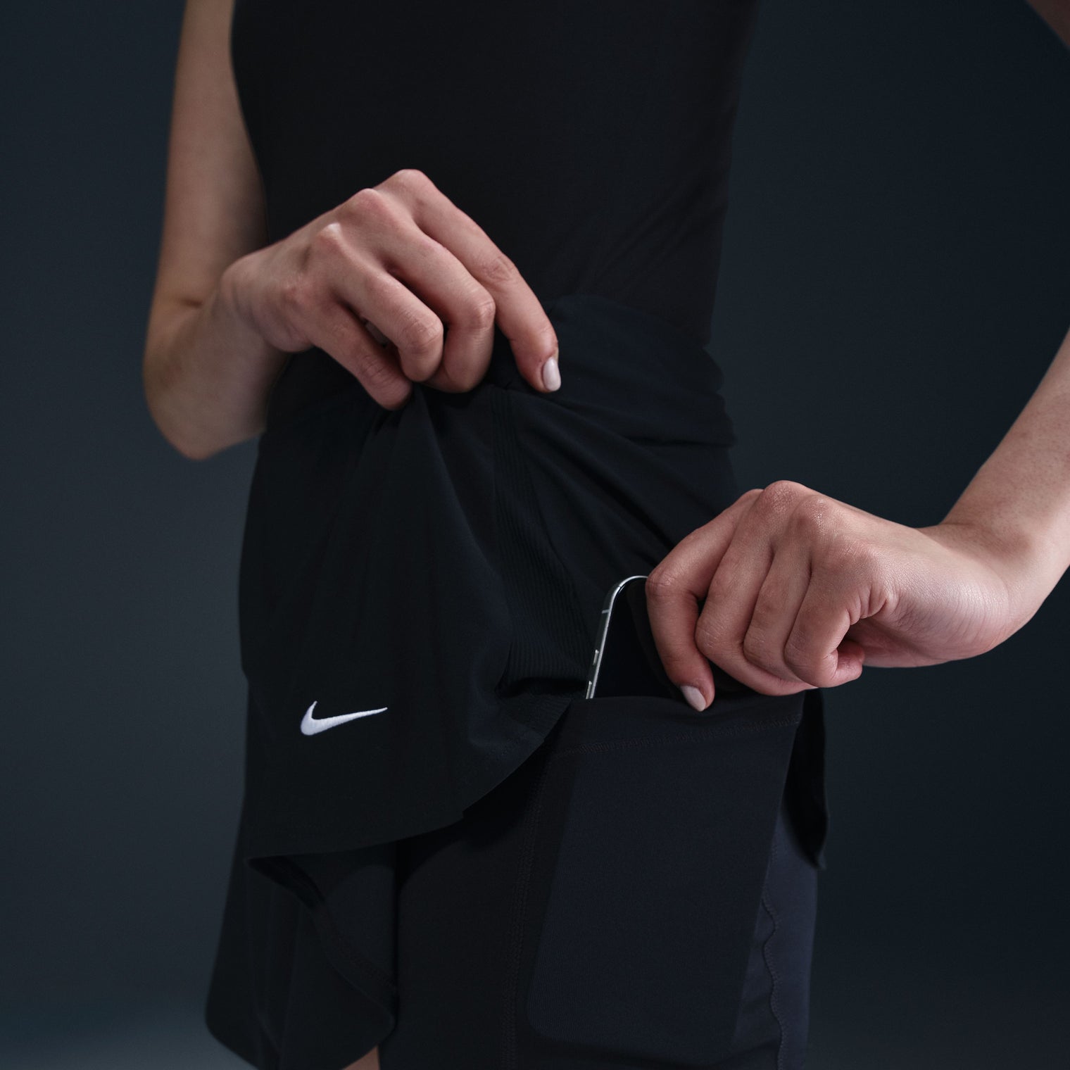 NIKE DF VCTRY SKRT MR SHT FLCY FALDA