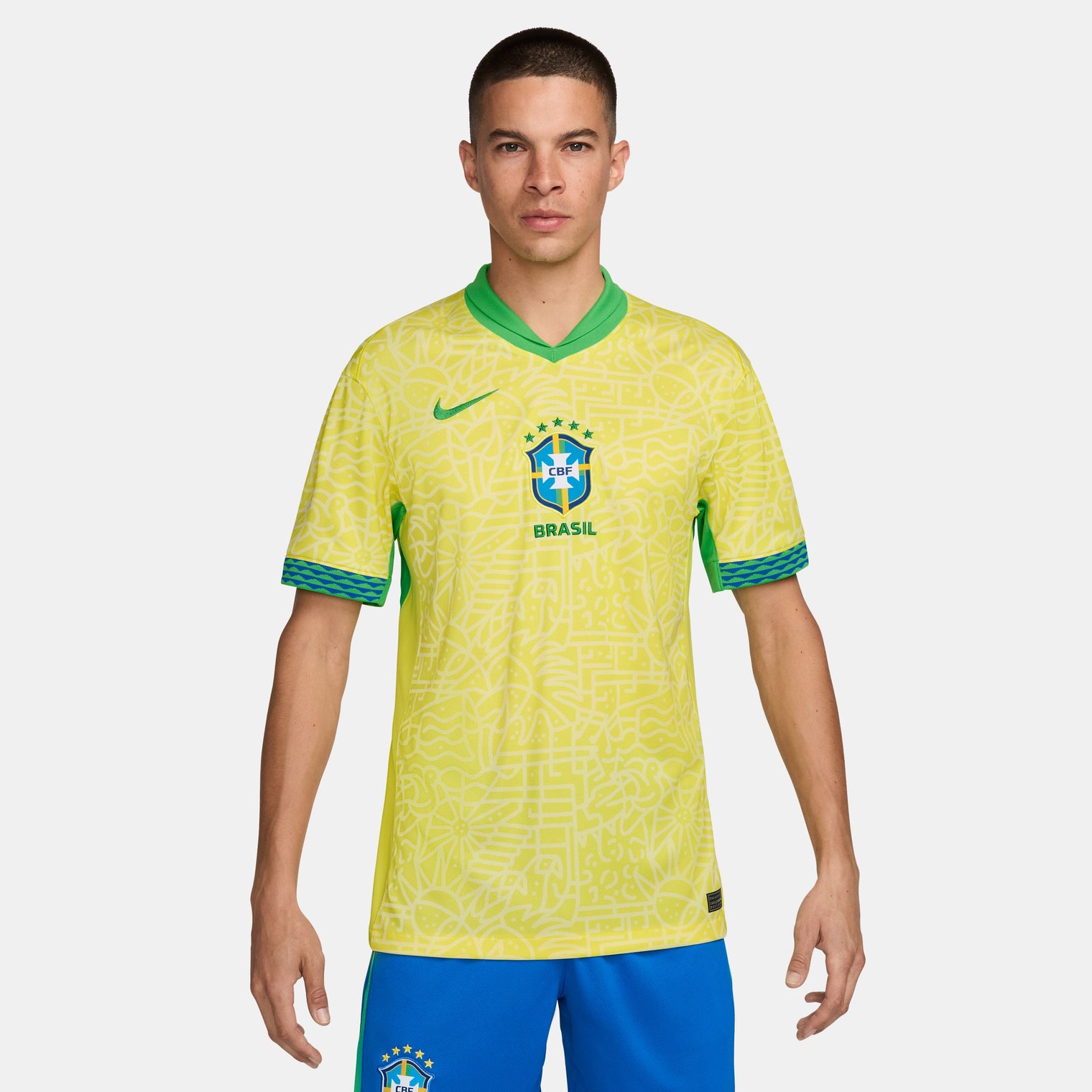 NIKE BRAZIL 2024 STADIUM HOME CAMISETA PARA HOMBRE
