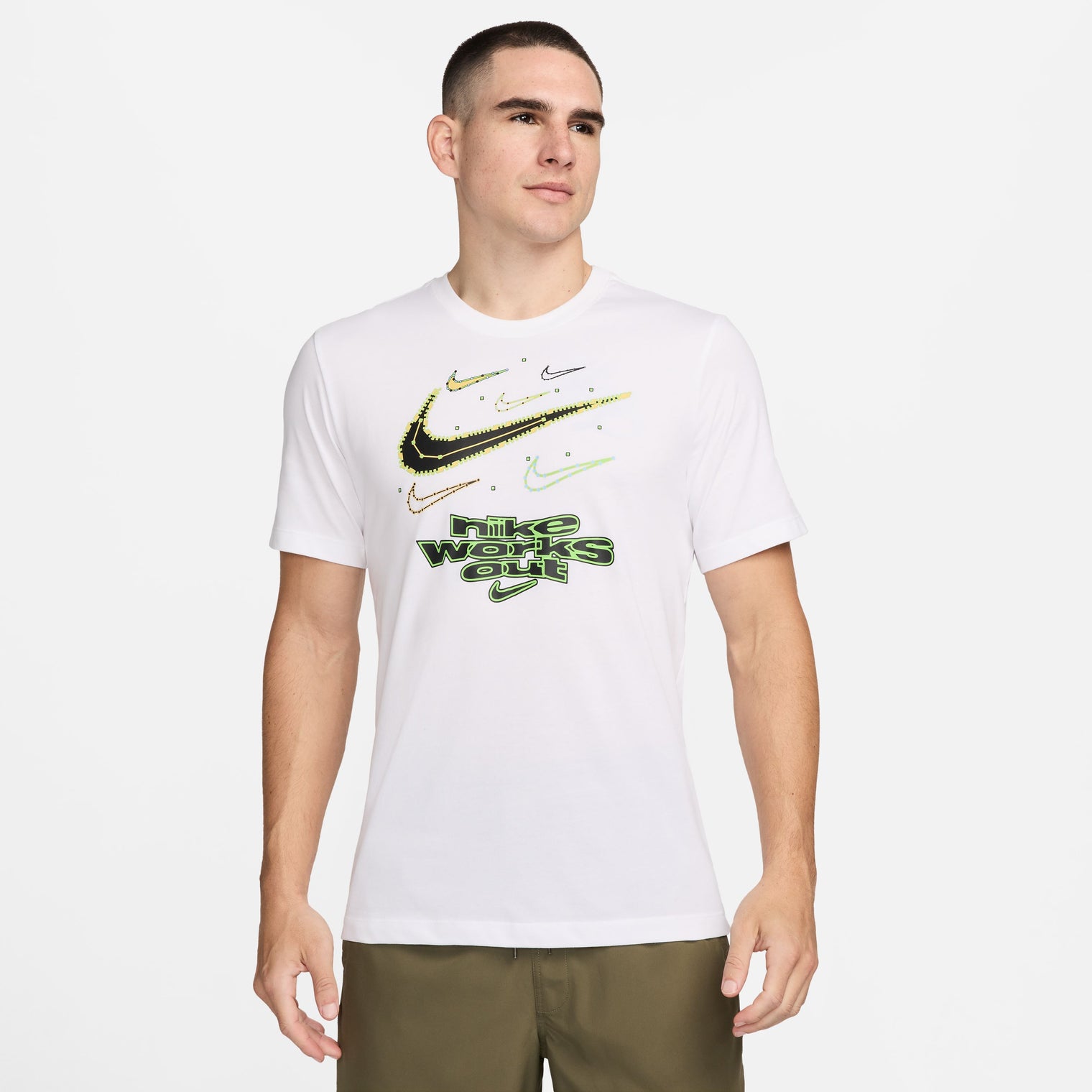 NIKE M NK DF TEE IYKYK SU24 CAMISETA BLANCO DE HOMBRE PARA ENTRENAMIENTO