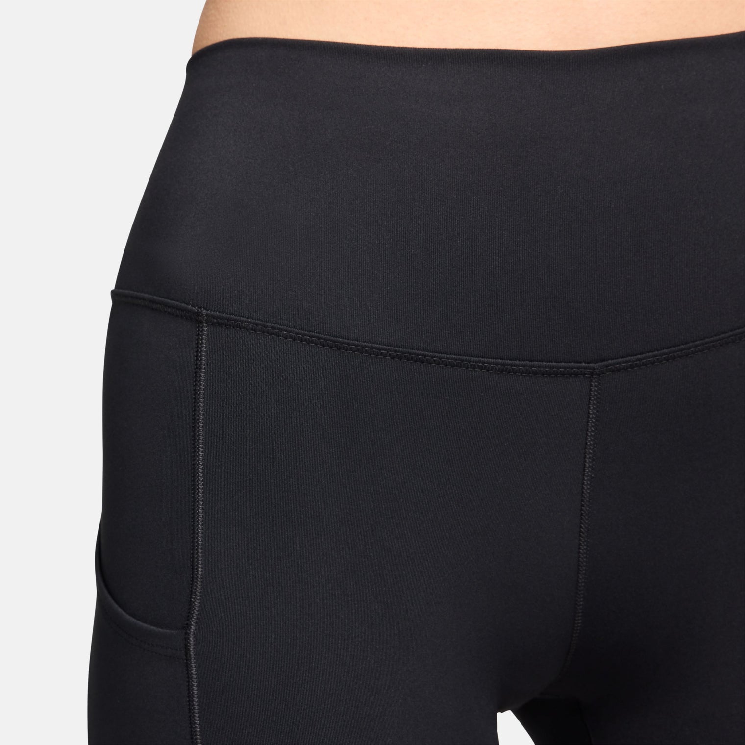 Nike One Shorts de ciclismo con bolsillos de tiro alto de 20 cm para mujer