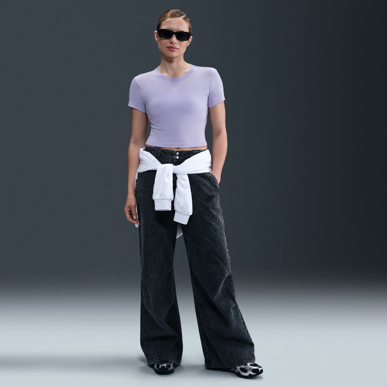 NIKE SPORTWEAR CHILL KNT CROP TOP