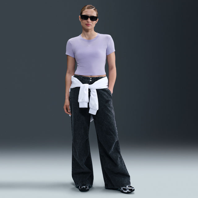 NIKE SPORTWEAR CHILL KNT CROP TOP