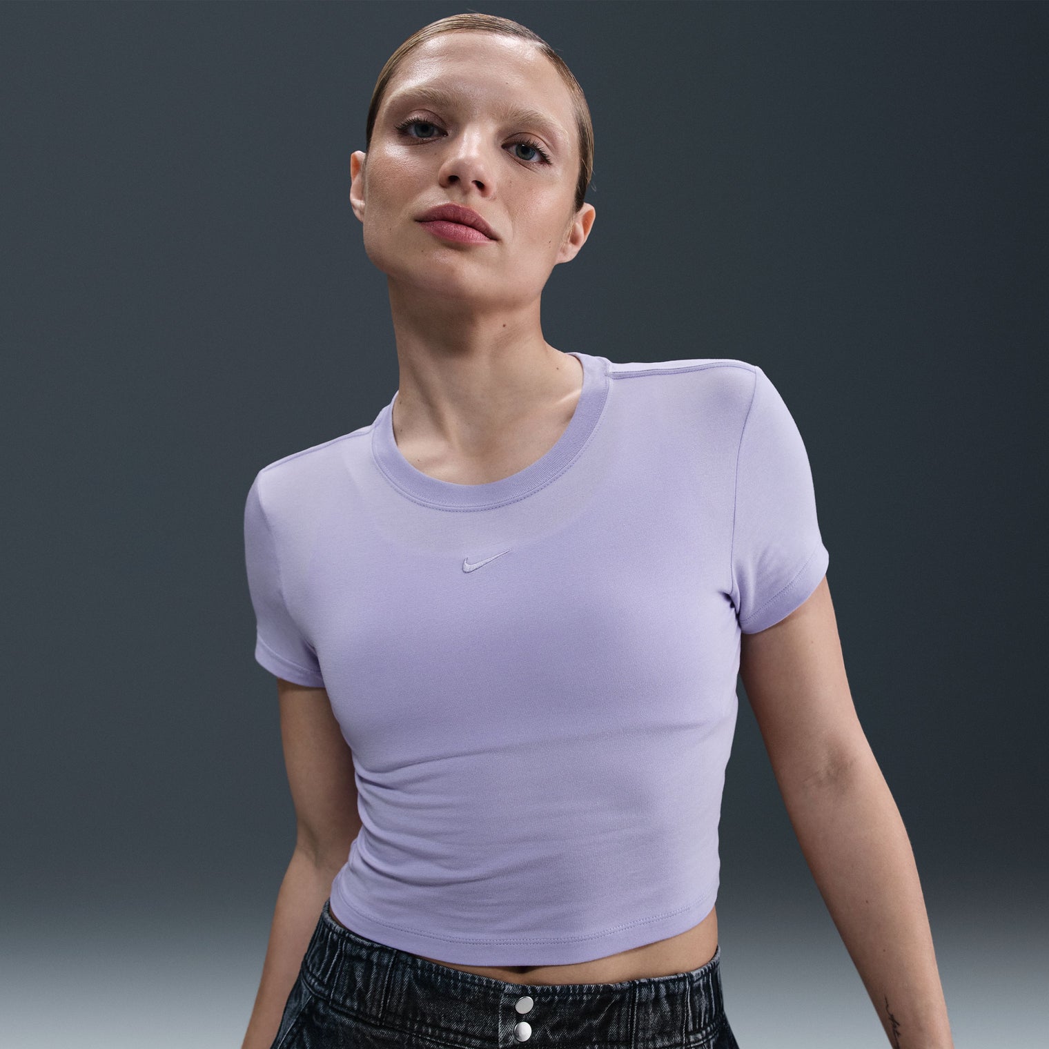NIKE SPORTWEAR CHILL KNT CROP TOP