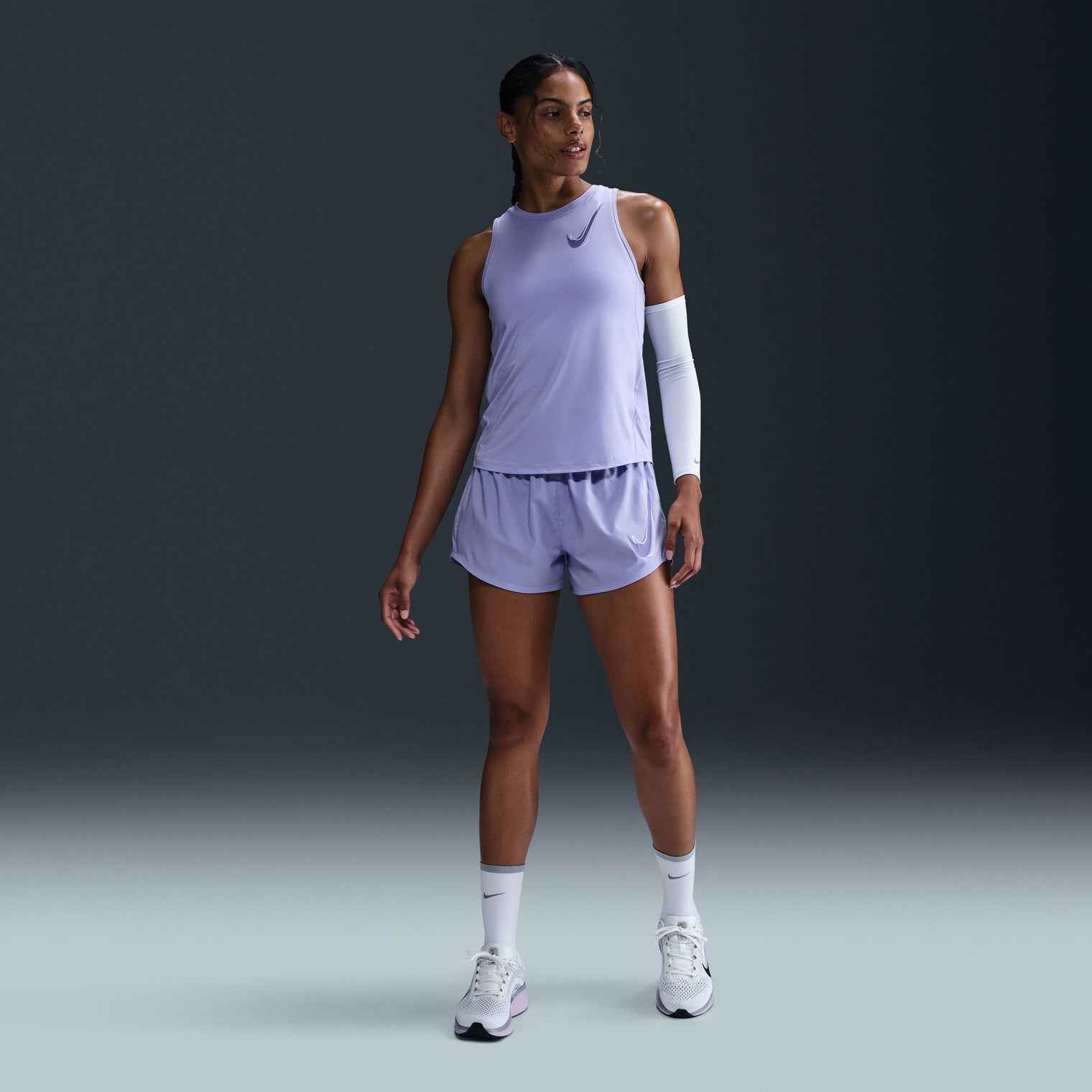 WOMEN NIKE ONE SWOOSH HBR DRI FIT TANK TOP/SINGLET