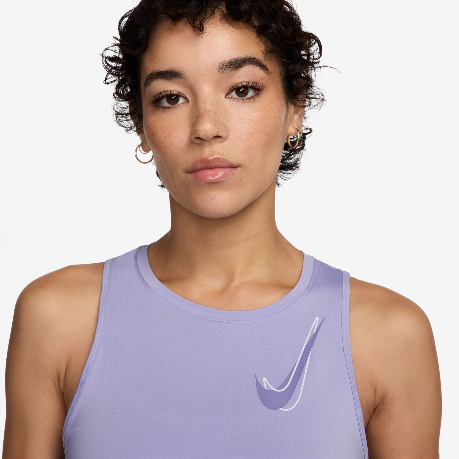 WOMEN NIKE ONE SWOOSH HBR DRI FIT TANK TOP/SINGLET