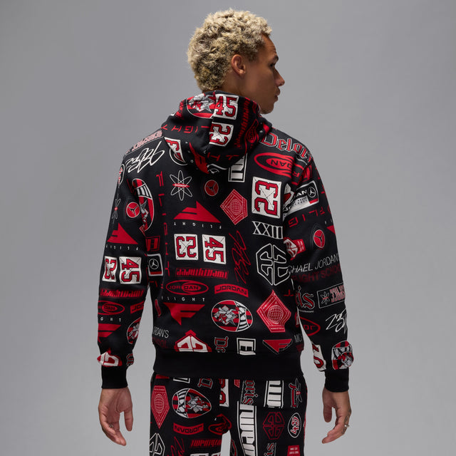JORDAN ESSENTIALS AOP FLEECE PO HOODIE