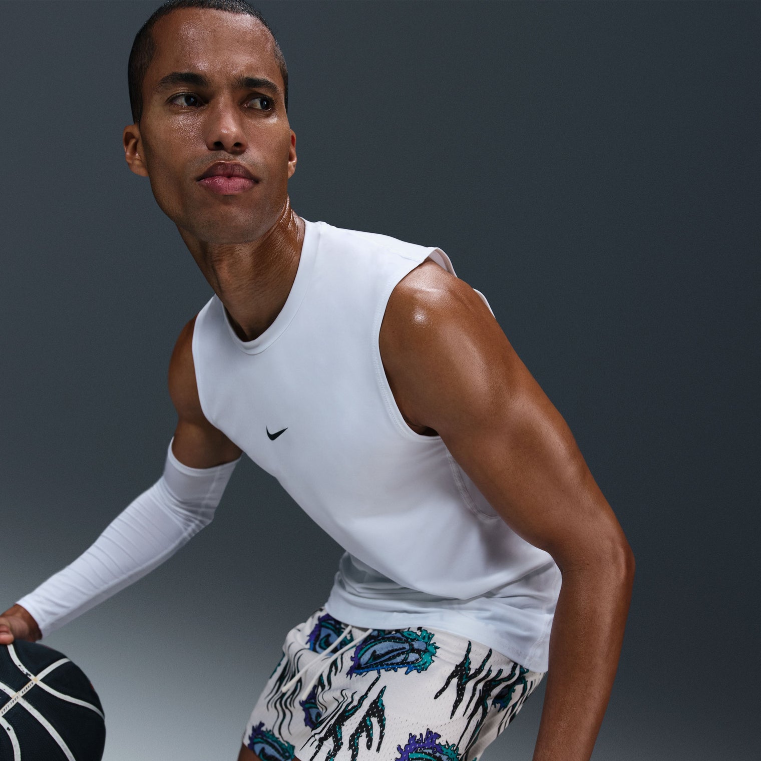 Nike Practice Mesh Shorts de básquetbol Dri-FIT de 13 cm para hombre