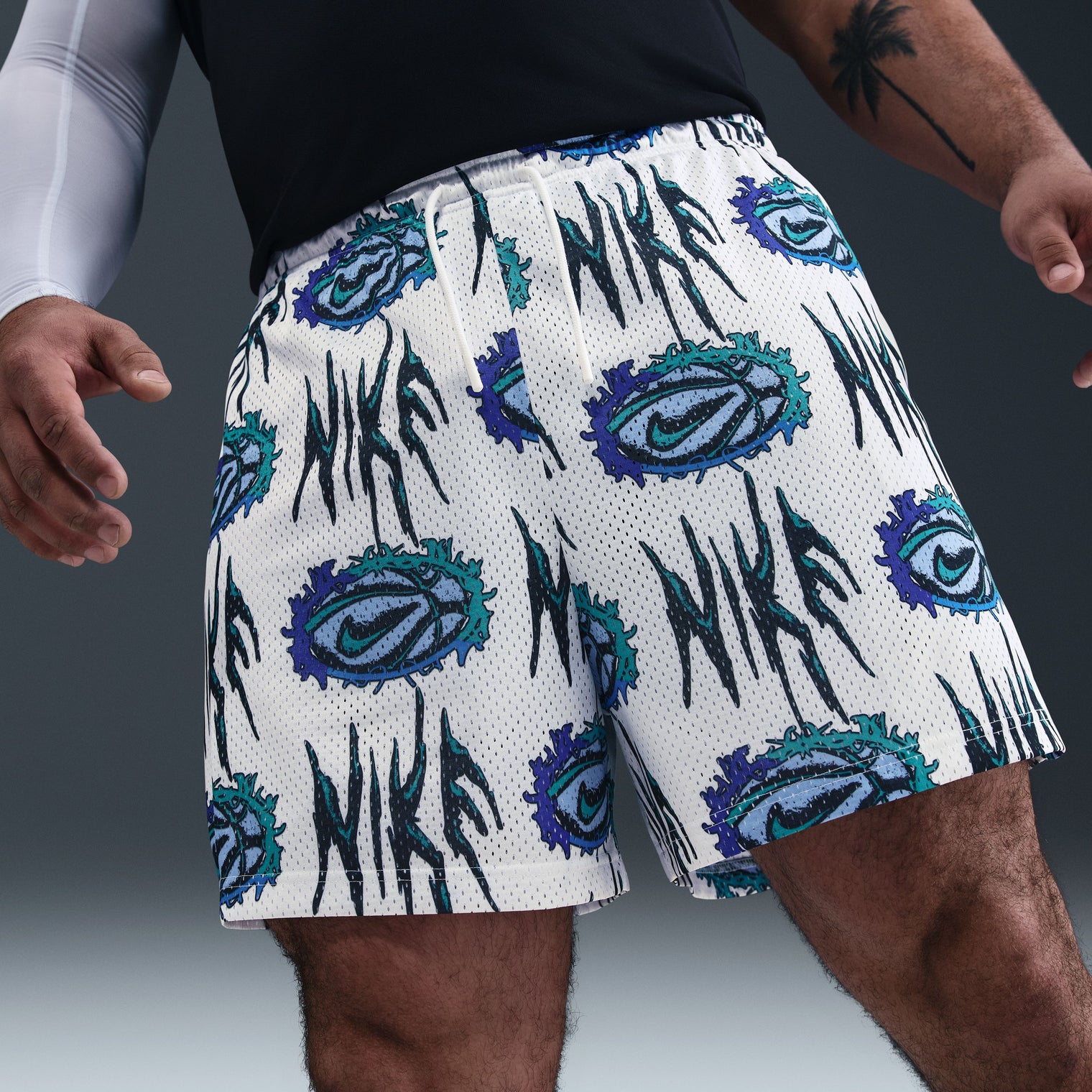 Nike Practice Mesh Shorts de básquetbol Dri-FIT de 13 cm para hombre