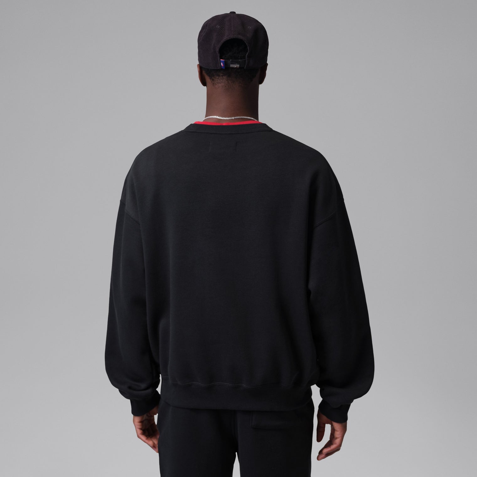 Jordan Brooklyn Hoodies de cuello redondo de tejido Fleece para hombre