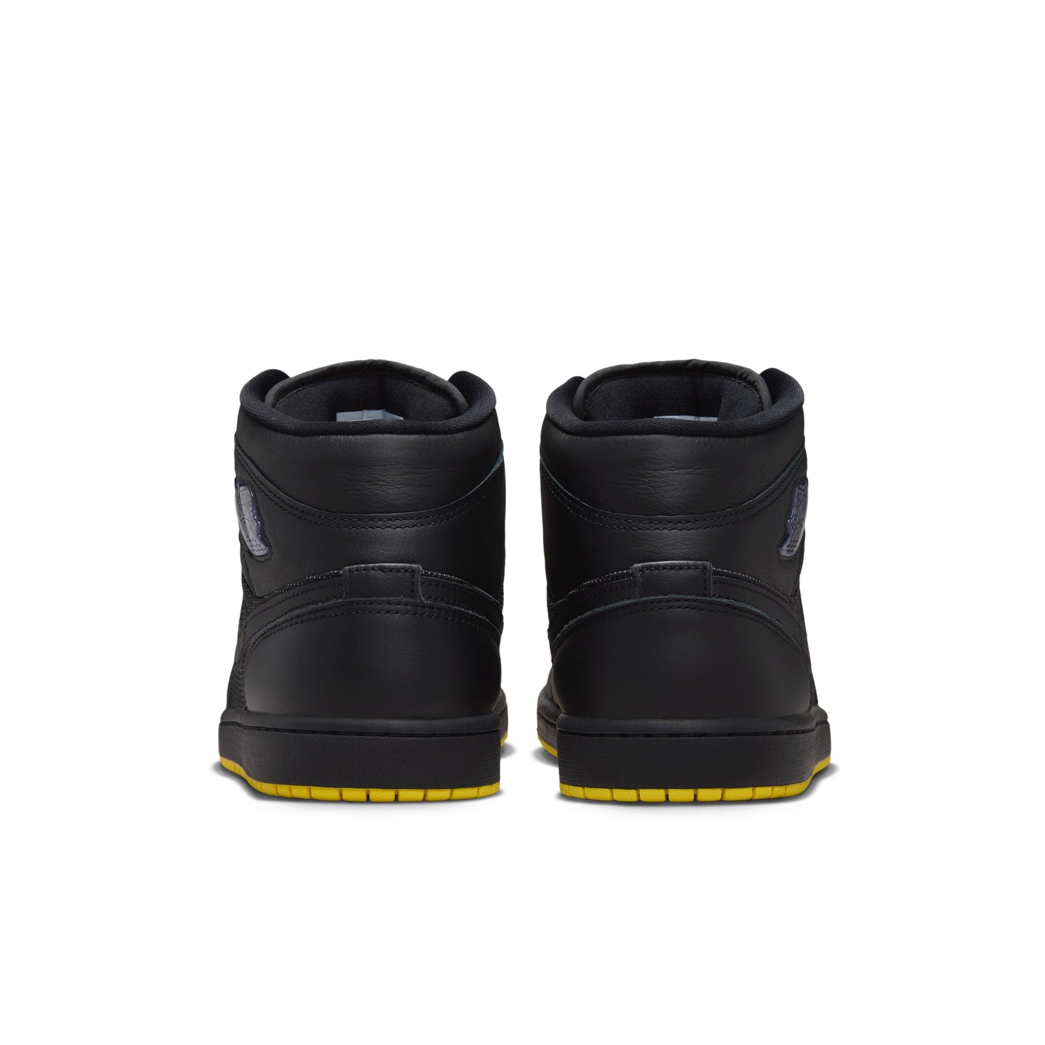 Air Jordan 1 Mid SE Negro Amarillo Opti