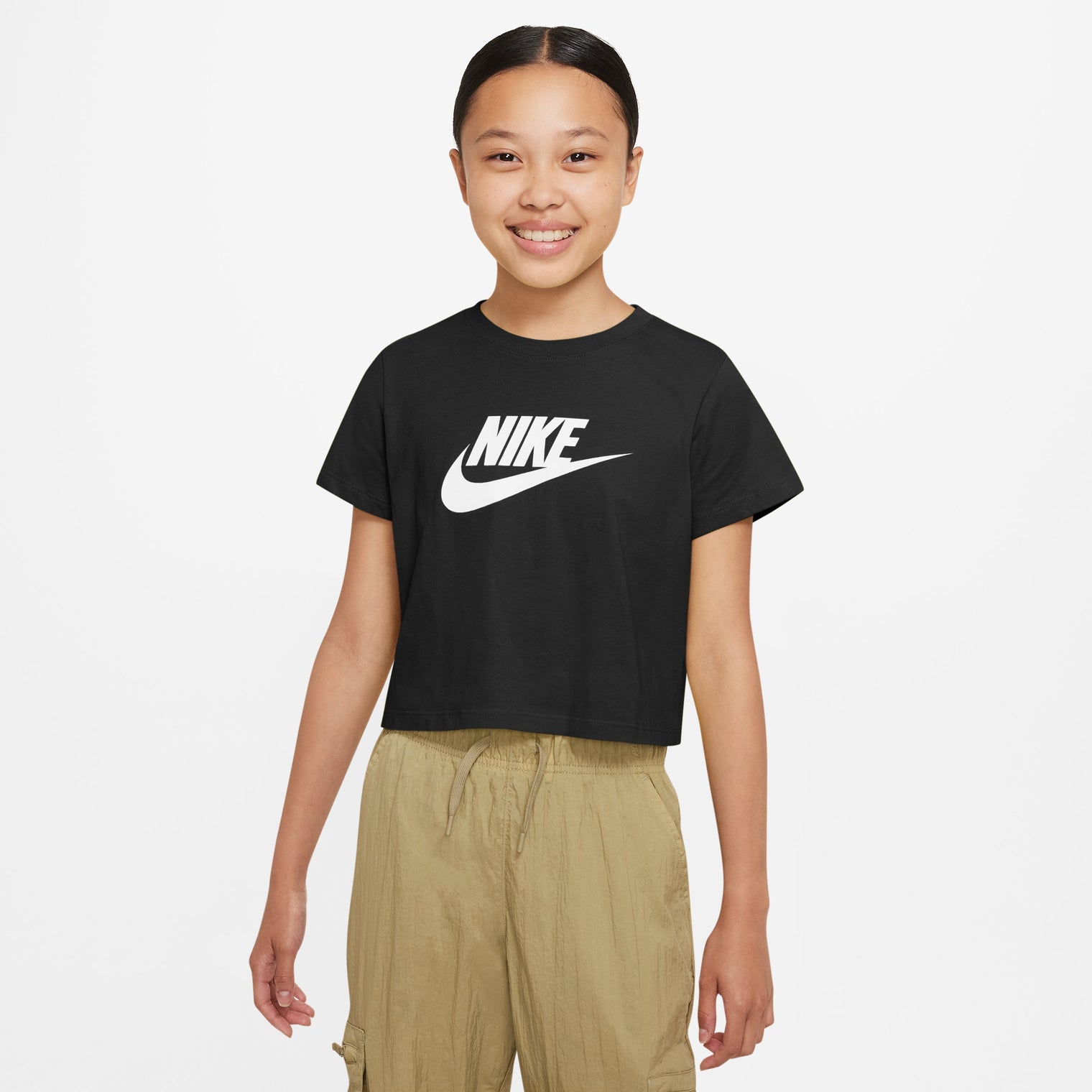 NIKE SPORTWEAR ESSENTIALS CROPPED CAMISETA PARA NIÑOS