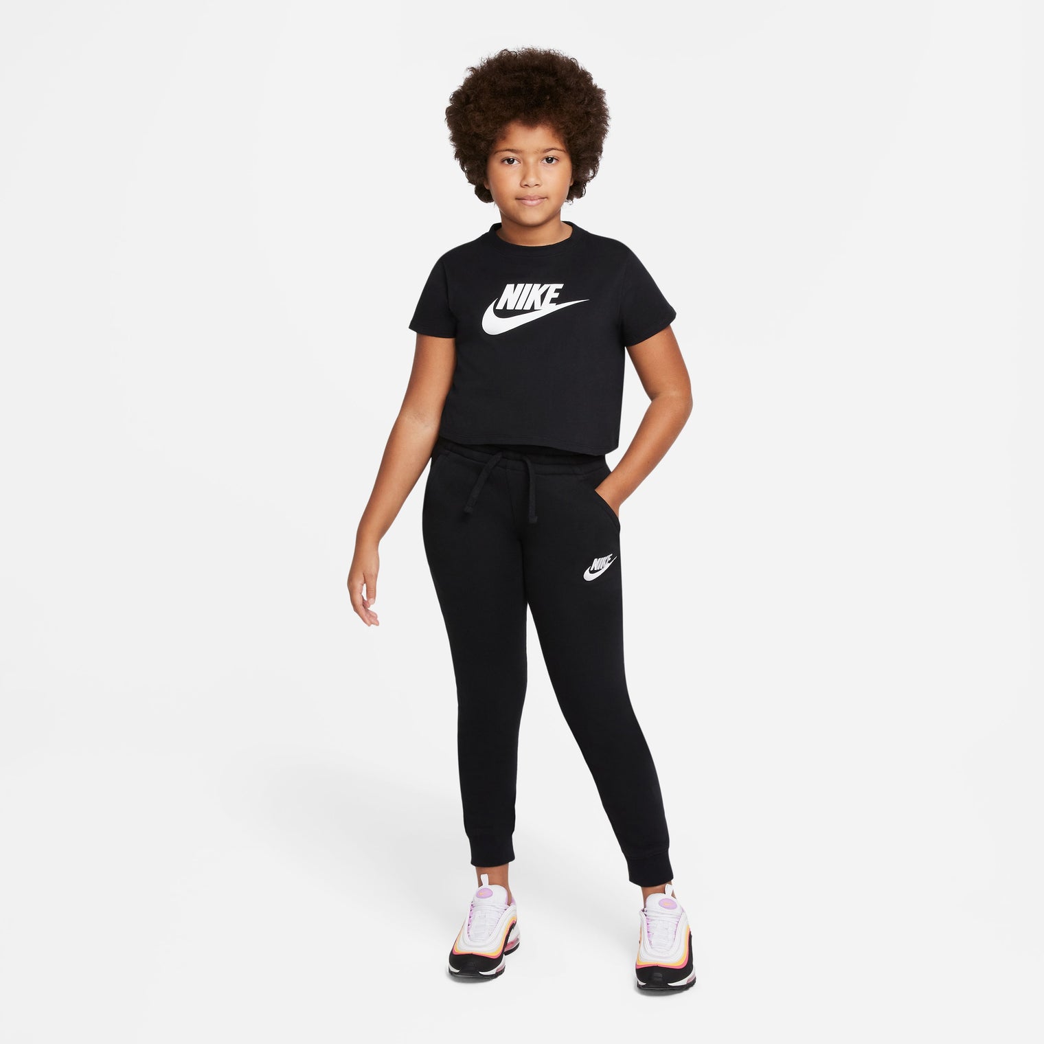 NIKE SPORTWEAR ESSENTIALS CROPPED CAMISETA PARA NIÑOS