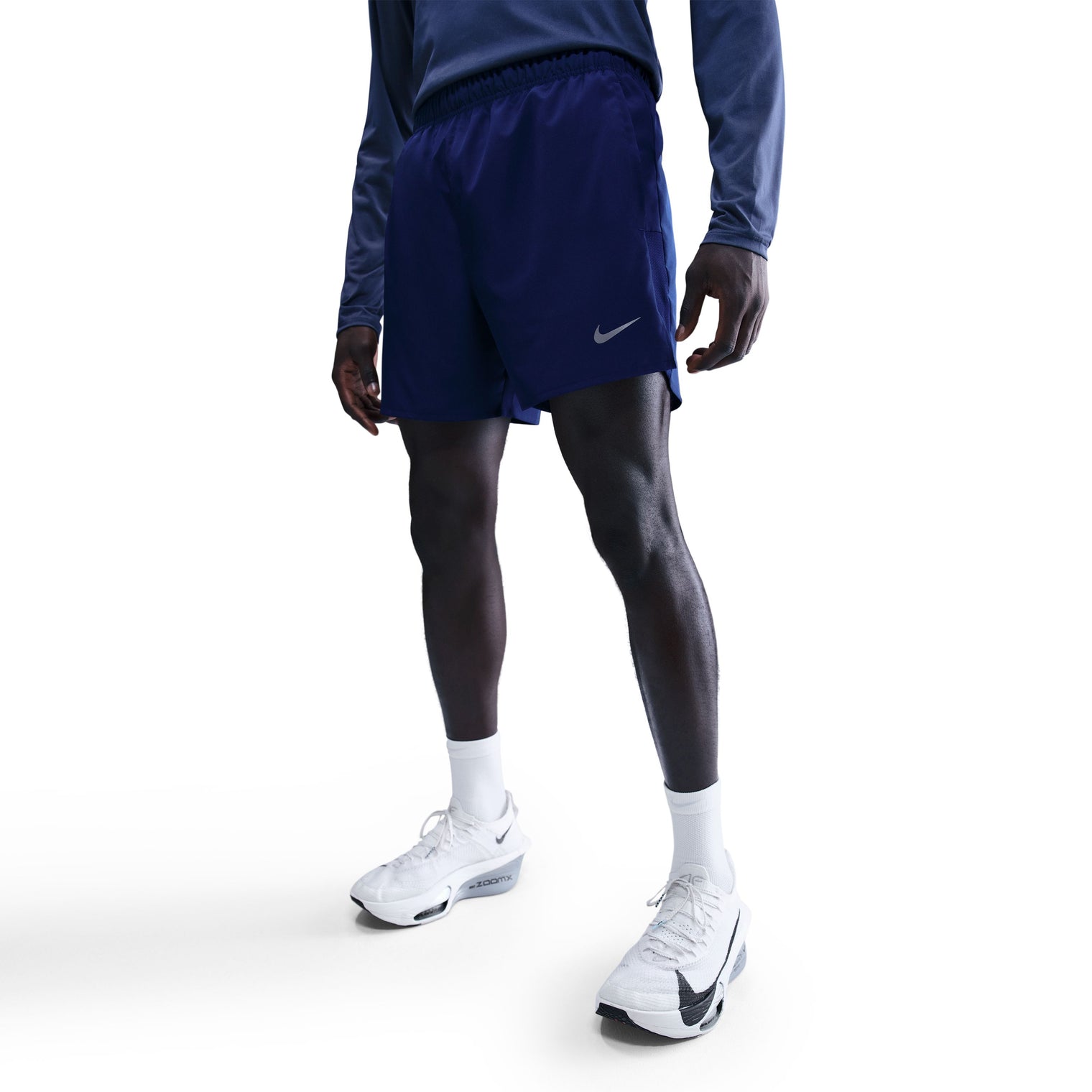 Nike M Nk Df Challenger 5Bf Short Pantaloneta azul