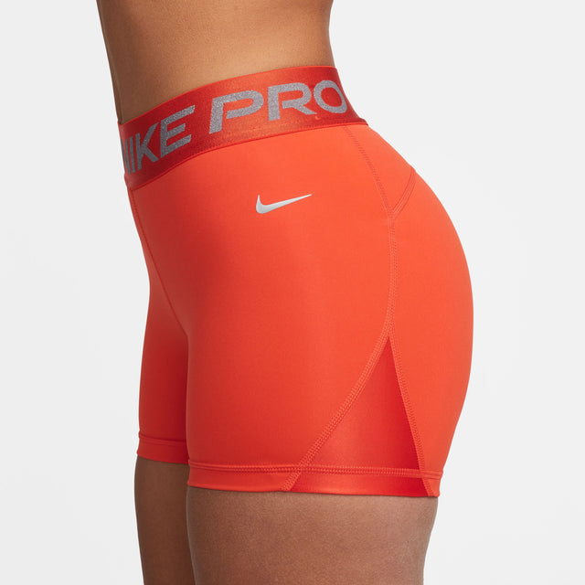 NIKE PRO 3" SHINE LEGGINGS CORTO PARA MUJER