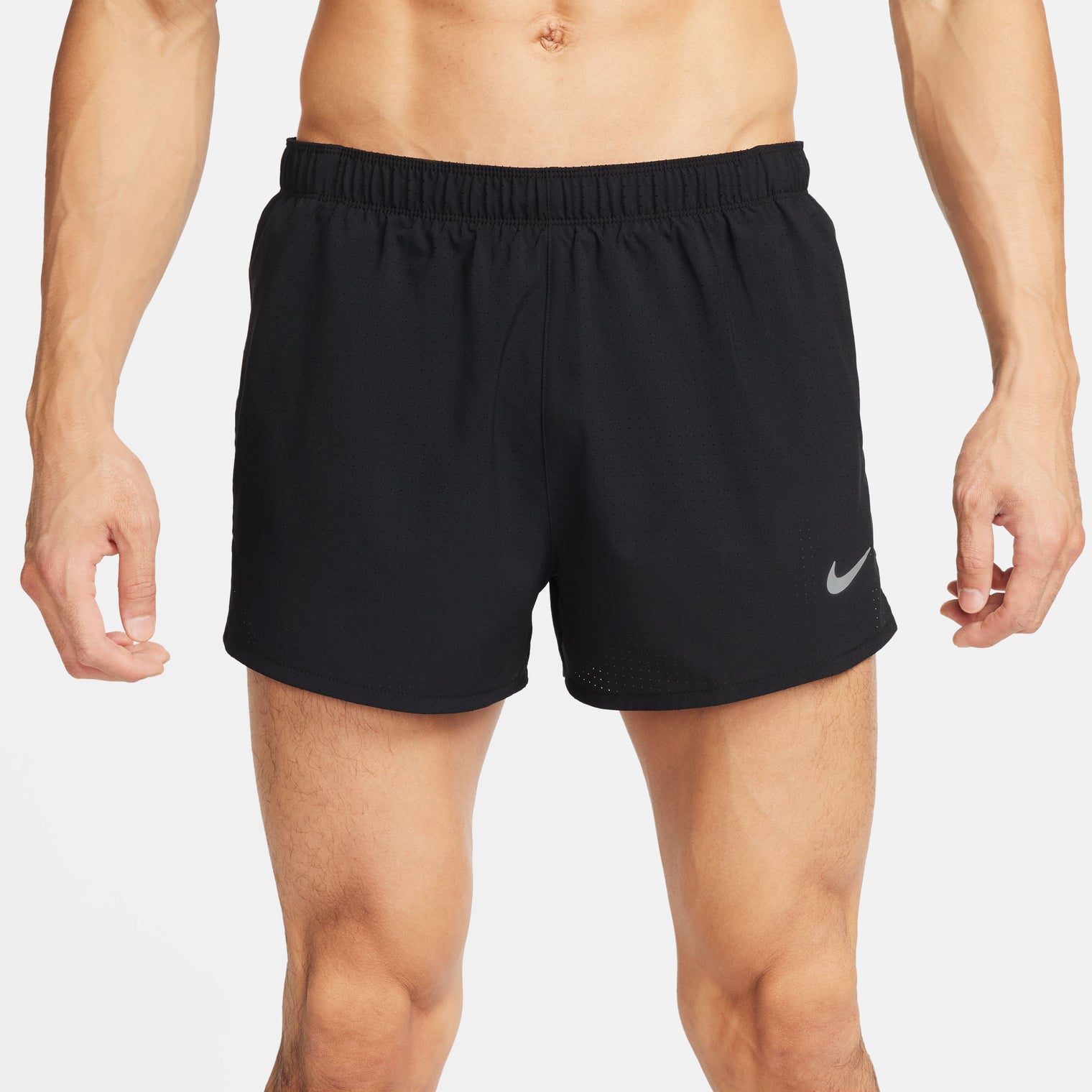 Nike M Nk Df Fast 3In Bf Short Pantalonetas Negro De Hombre Para Correr