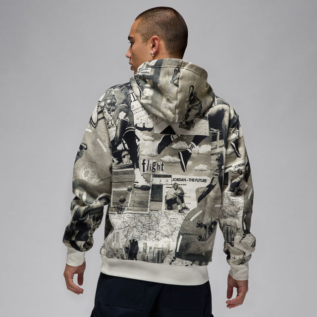 JORDAN BROOKLYN FLEECE HOODIE CON CAPUCHA ESTAMPADO