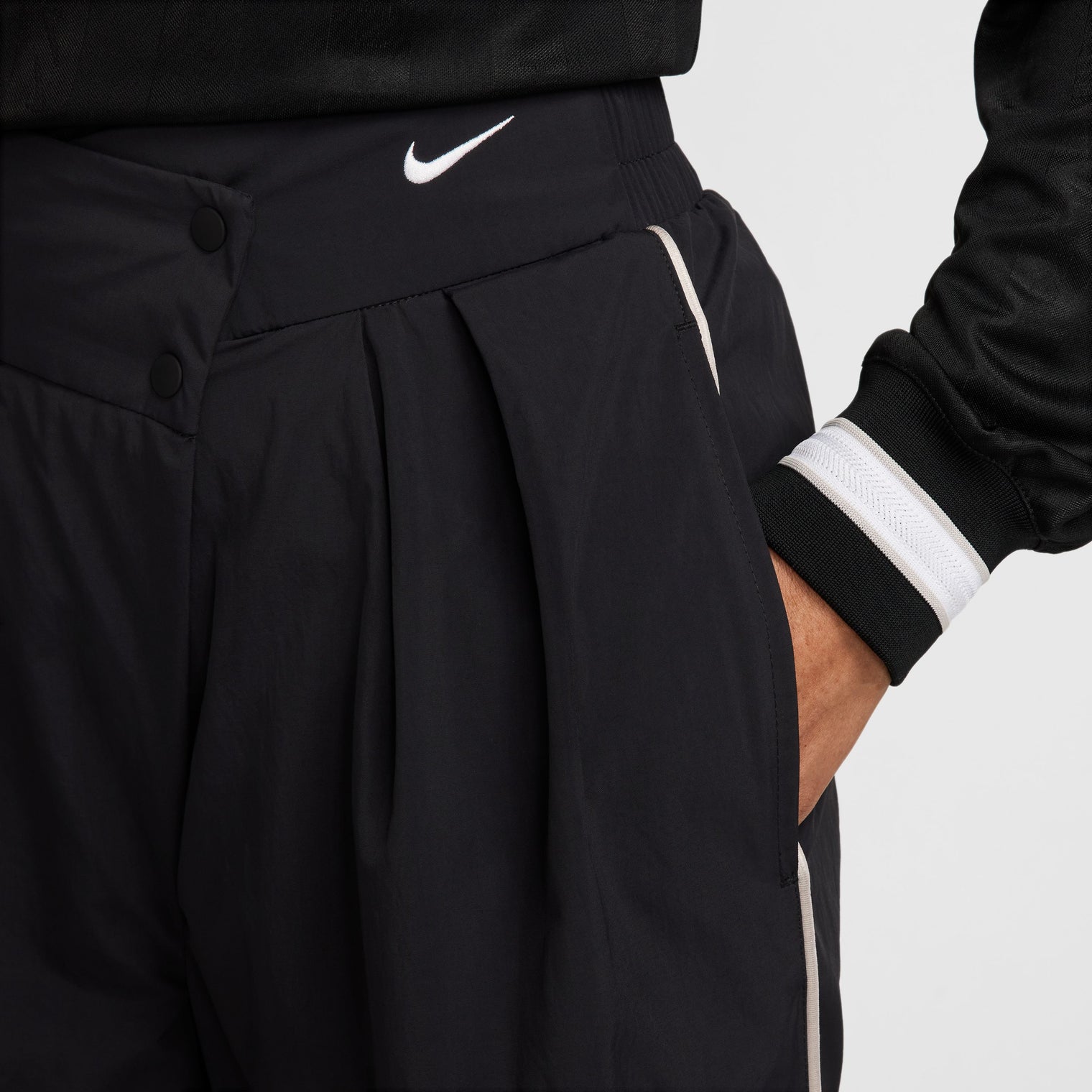 Nike W Nsw Cllctn Asym Trouser Otg Pantalones Negro De Mujer Para Moda