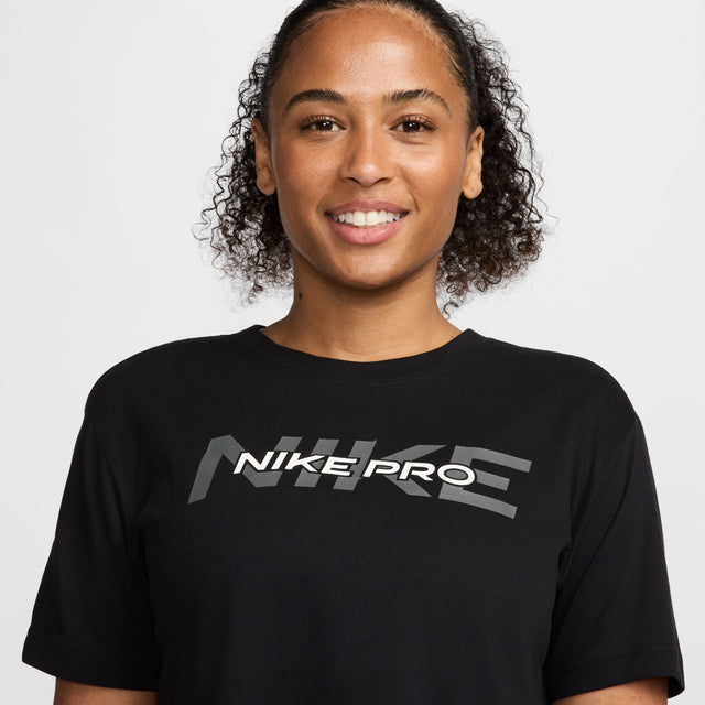 Camiseta Nike Dri-FIT Pro Crop para mujer