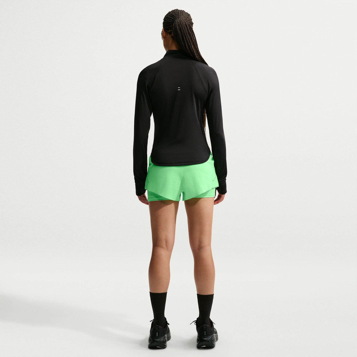 Nike Swift Shorts de correr Dri-FIT de tiro medio 2 en 1 para mujer