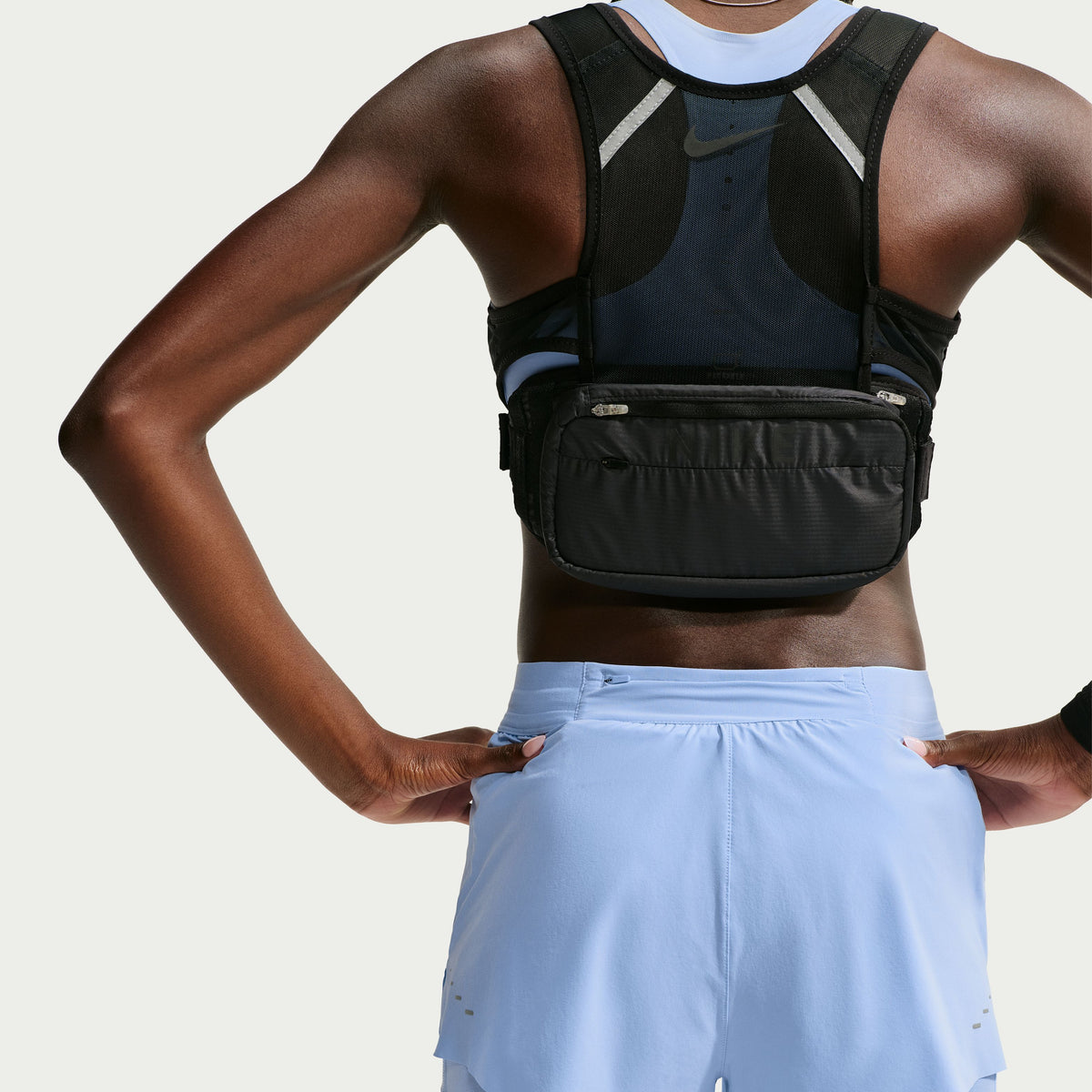 Nike Swift Shorts de correr Dri-FIT de tiro medio 2 en 1 para mujer