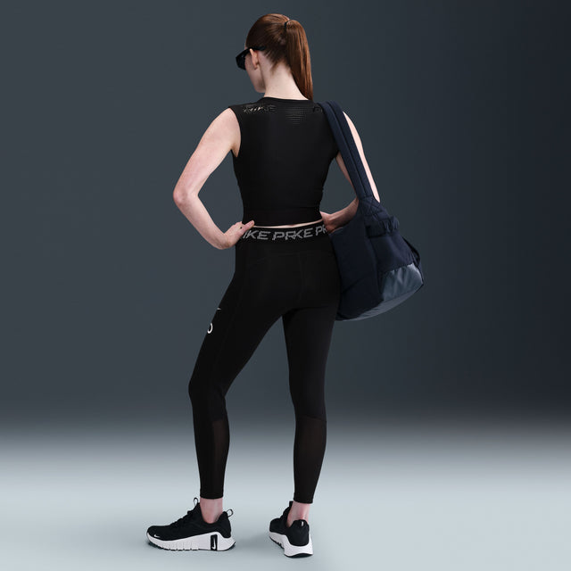 Nike Women's Mid-Rise 7/8 Mesh-Panel Graphic Leggings