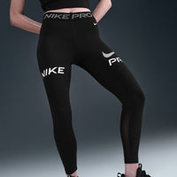 Nike Women's Mid-Rise 7/8 Mesh-Panel Graphic Leggings