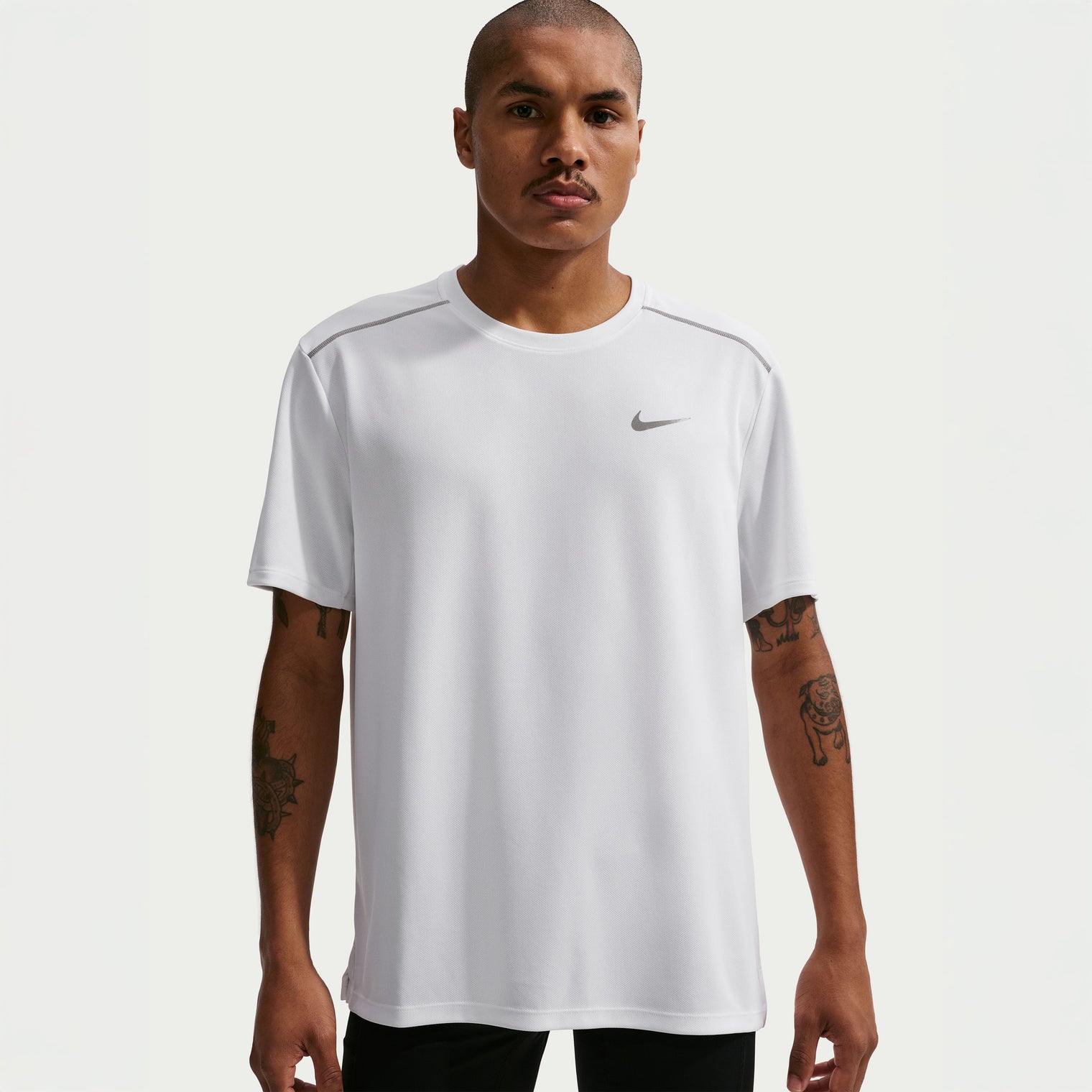 MEN NIKE DRI-FIT MILER SHORT-SLEEVE