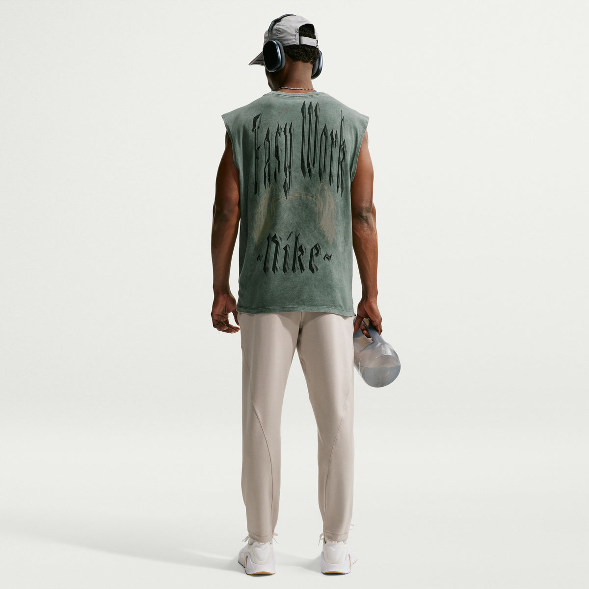 Nike Camiseta sin mangas para hombre Training