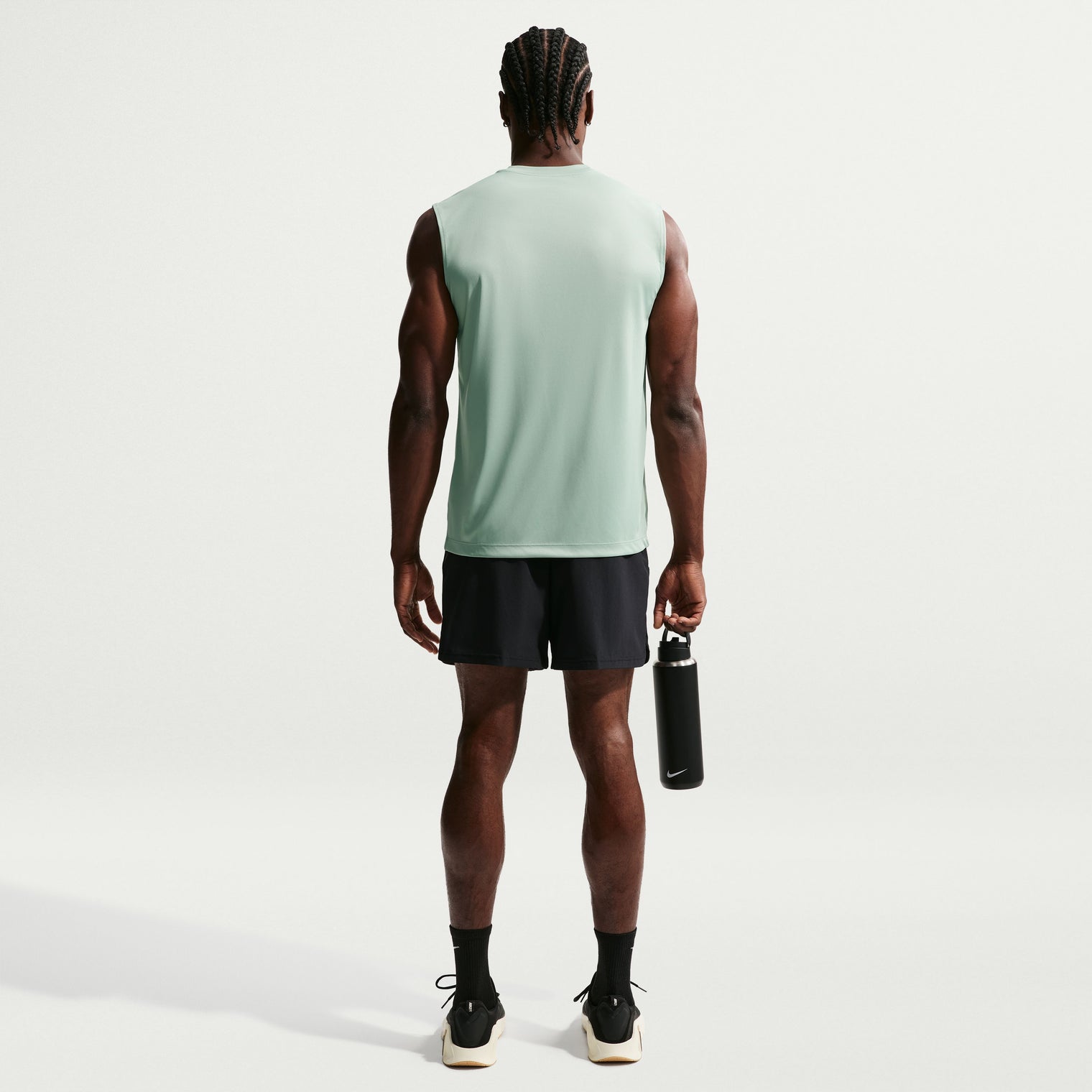 Camiseta Sin Mangas Nike M Df Tee Std Flex Hombre-Verde