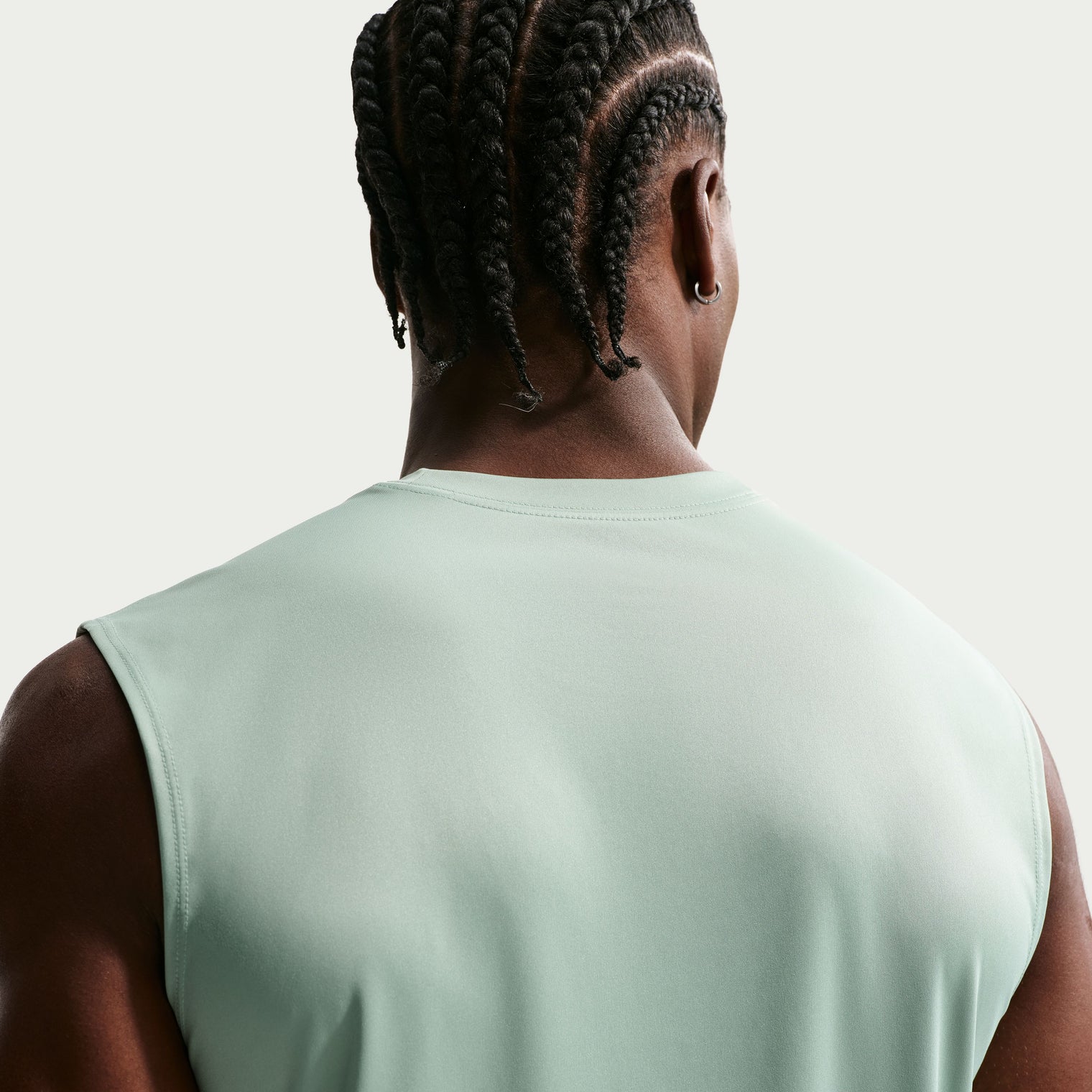 Camiseta Sin Mangas Nike M Df Tee Std Flex Hombre-Verde