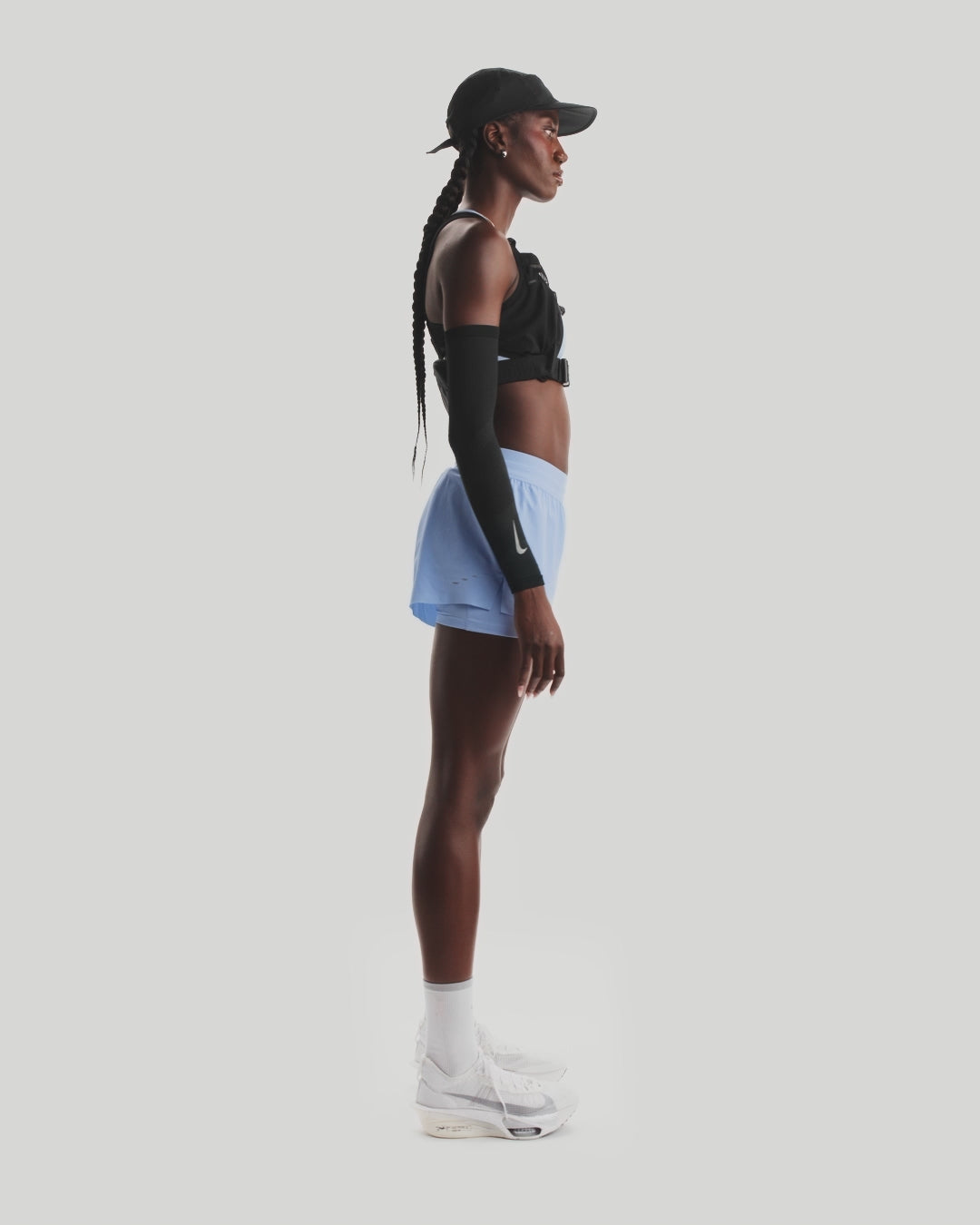 Nike Swift Shorts de correr Dri-FIT de tiro medio 2 en 1 para mujer